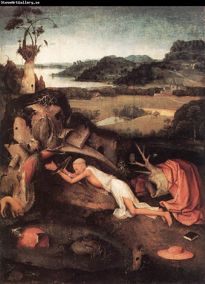 BOSCH, Hieronymus St Jerome in Prayer gfjgh